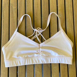 Light Pink Alo Yoga Sports Bra